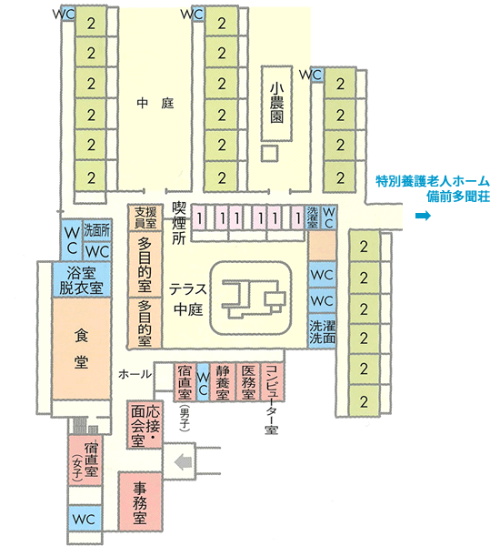 建物配置図